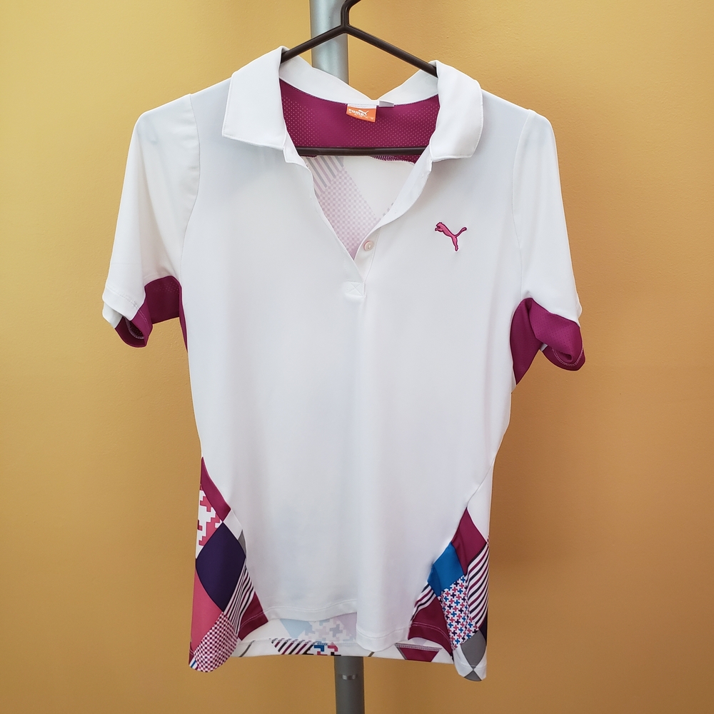Fitted Graphic Polo Shirt